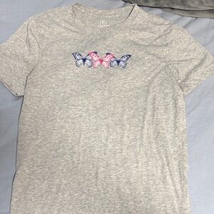 George Gray Butterfly Print Short Sleeve Tee